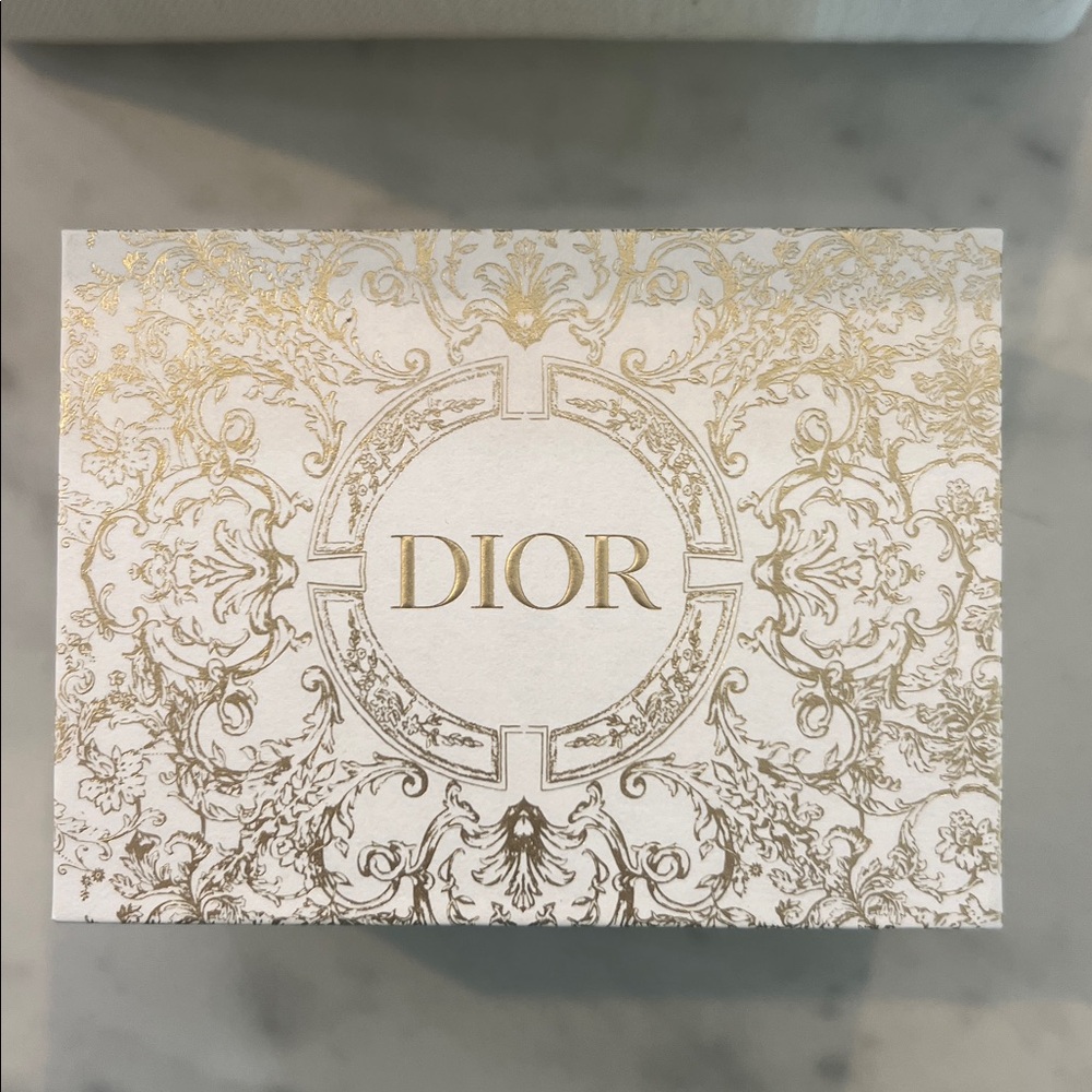 Dior VIP exclusive jewelry Box with Gold Detailing
